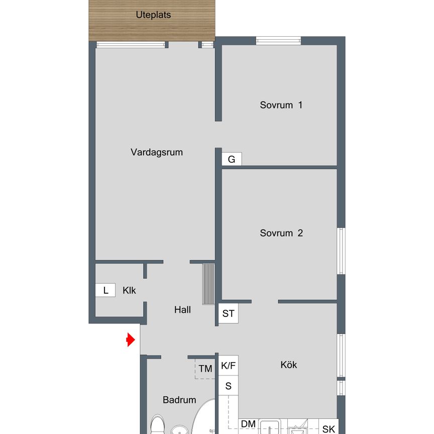 Holmsundsallén, Gävle - Photo 2