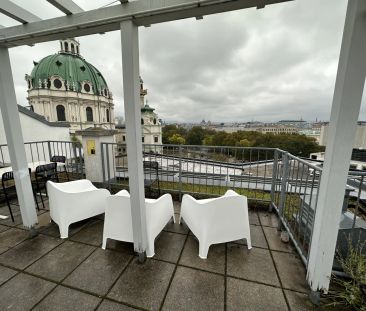 KARLSPLATZ IS CALLING: ruhige 2 Zimmer-Wohnung mit Gemeinschaftsdac... - Photo 5