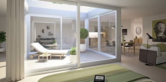 Trendige Patio-Wohnung mitten in der Stadt - Photo 2