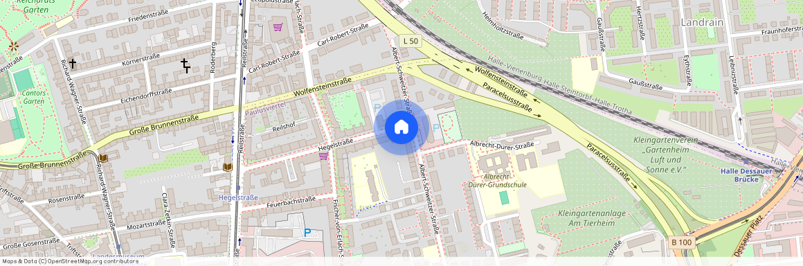 Hegelstraße 65, Halle