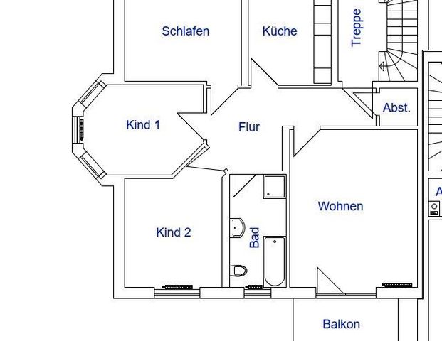 Nachmieter gesucht / 4Zi. / 90qm - Photo 1