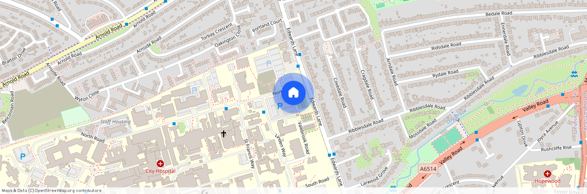 Turner Close, City Hospital