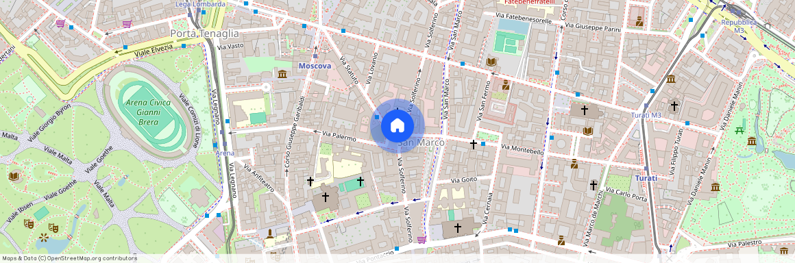 Largo Claudio Treves 5 Moscova-Lanza Centro, Duomo, Brera Milano