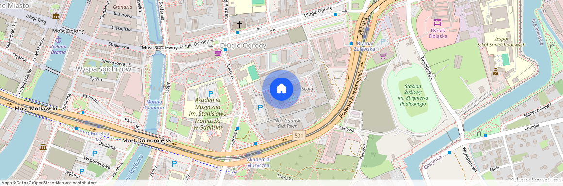 Łąkowa 60B, Śródmieście, Gdańsk, pomorskie