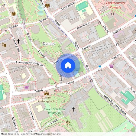 ul. Cicha, Powiśle, Śródmieście, Warszawa, mazowieckie