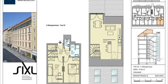 Annenstraße 32/32 - Helle und geräumige geförderte 3 Zimmerwohnung - Photo 3