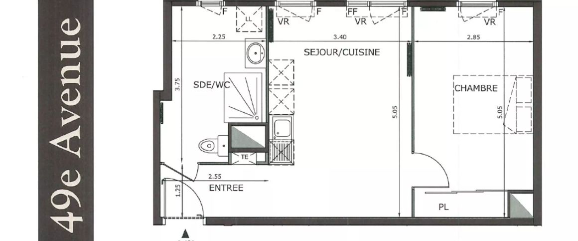 Appartement à louer sur Meaux 2 pièce(s) 42.50 m2 - Photo 1