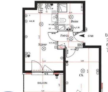 Appartement à louer 2 pièces 38.81m² - Photo 1