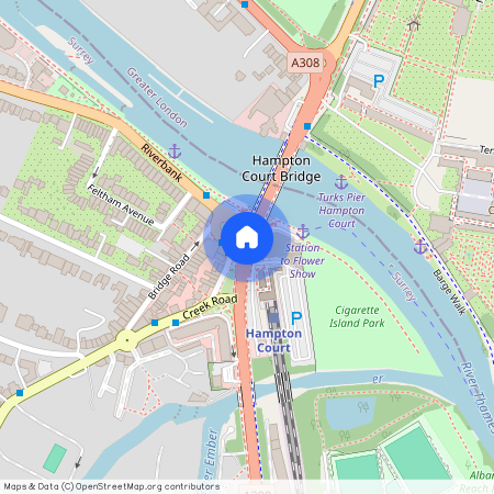 Bridge Road, Hampton Court, East Molesey, KT8