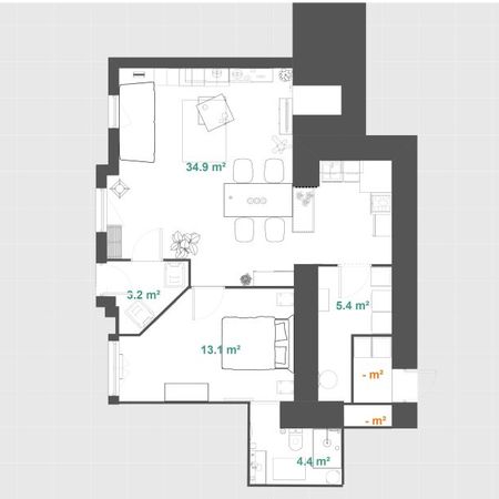 Location / Appartement - Photo 3