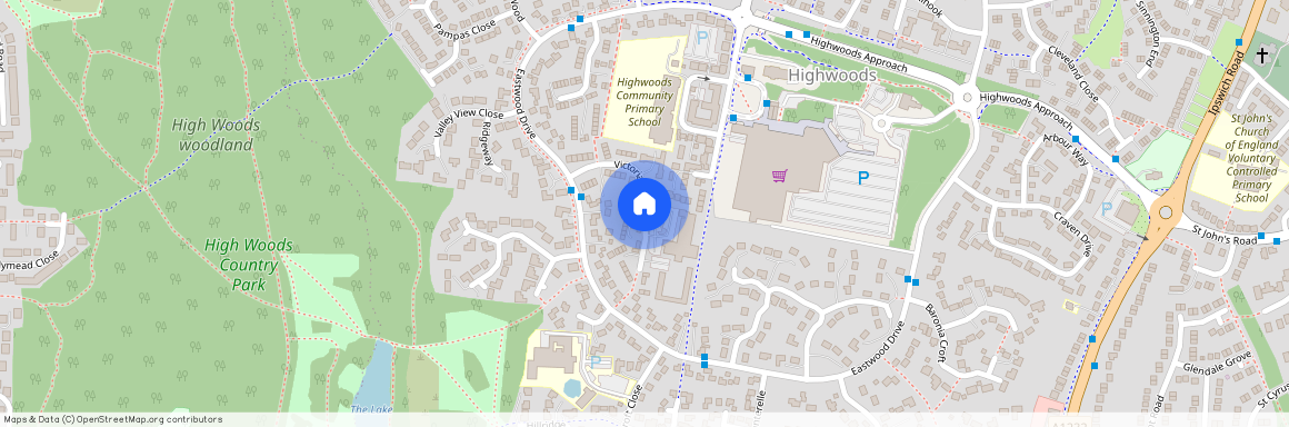 Victoria Gardens, Highwoods, Colchester, Essex, CO4