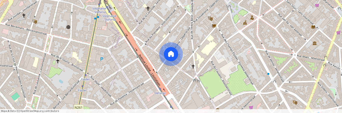 Rue Souveraine - Opperstraat 102, 1050 Ixelles - Elsene, Belgium