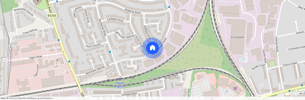 Cornwall Road, Wigston, Leicester