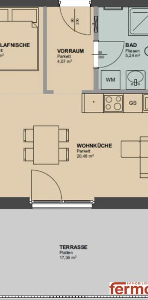 Traumhafte Terrassenwohnung in 1200 Wien – modern, neuwertig und lichtdurchflutet! - Photo 1