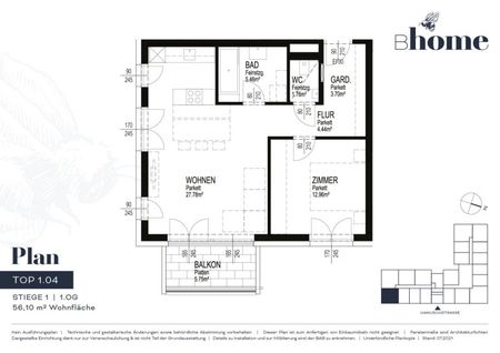 Wunderschöne 2-Zimmer-Wohnung mit Balkon in zentraler Lage in Linz nähe Hummelhofwald zu vermieten! - Photo 2