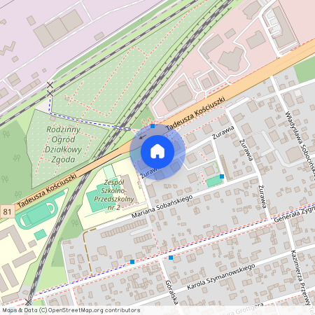 ul. Żurawia, Piotrowice-Ochojec, Katowice, śląskie