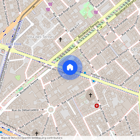 Rue Labie et Avenue des Ternes 75017 Paris (17e arrondissement)