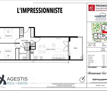 APPARTEMENT T3 64M - Photo 1