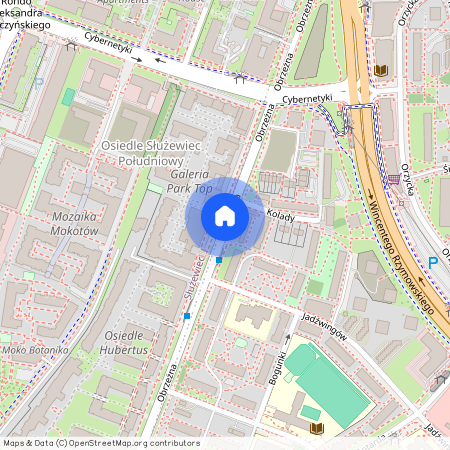 ul. Obrzeżna, Służew, Mokotów, Warszawa, mazowieckie