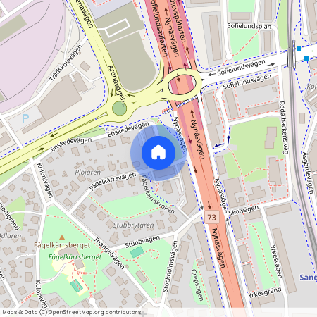 Fågelkärrsvägen 2A, Gamla Enskede