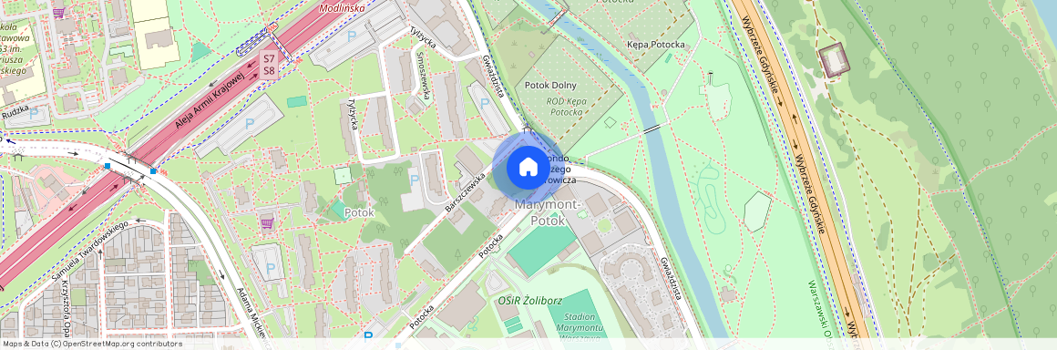 ul. Gwiaździsta, Marymont-Potok, Żoliborz, Warszawa, mazowieckie