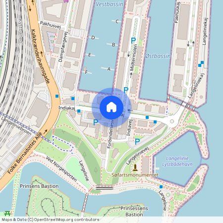 Indiakaj, 2100, København Ø