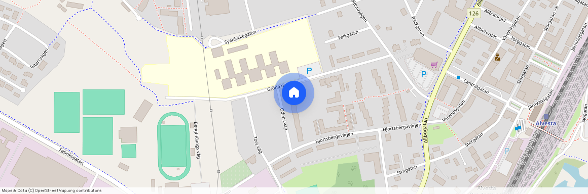 Alvesta Centrum, Kronoberg, Gröna Gatan 13 B