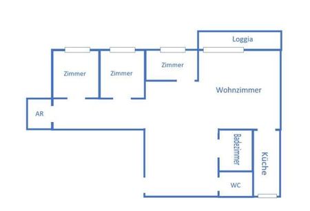 Großzügige, vollständig möblierte 4-Zimmer-Wohnung mit Loggia in ruhiger Lage - Photo 5