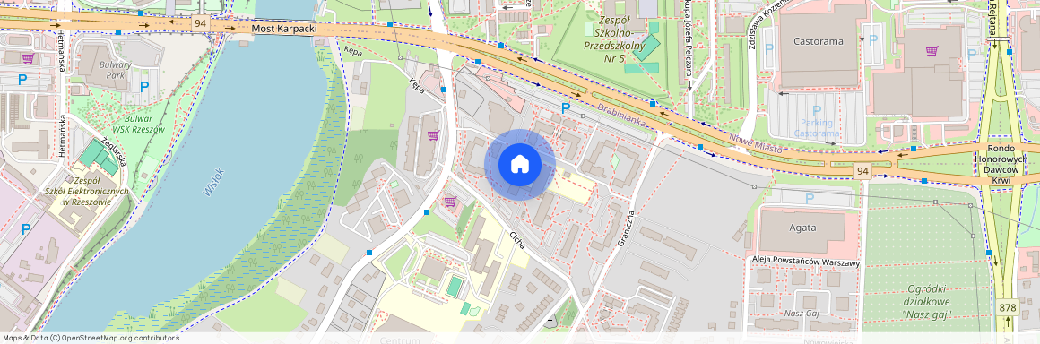 ul. Cicha, Drabinianka, Rzeszów, podkarpackie