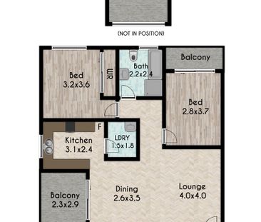 modern 2 bedroom home unit - Photo 6