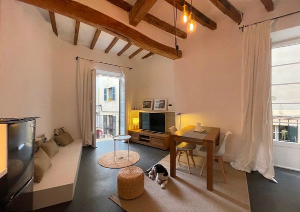 Bonito estudio-apartamento amueblado en zona Santa Clara, casco antiguo de Palma.