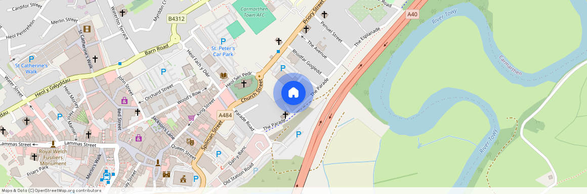 Homerees House, The Parade, Carmarthen, SA31