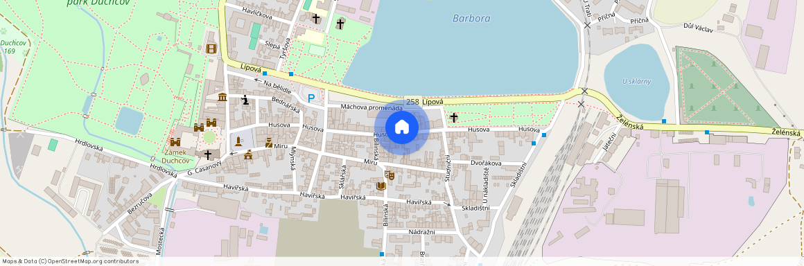 Husova, Duchcov, okres Teplice