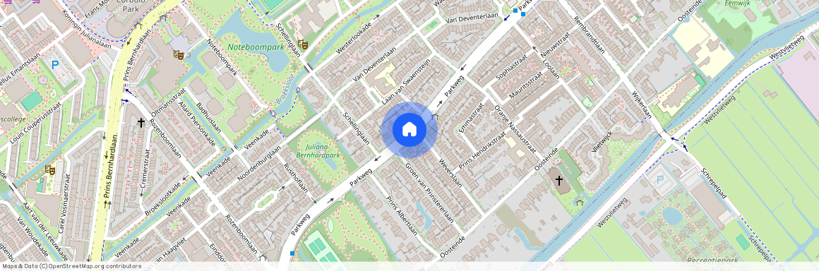 Voorburg Oud noord, 2271 BJ, Parkweg, Voorburg