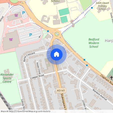 Shakespeare Road, Bedford, Bedfordshire, MK40 2DW, Bedford
