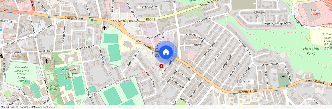 Hartshill Road, Hartshill, Stoke-on-trent, ST4