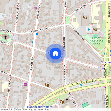 Pariser Str., Berlin, Wilmersdorf, 10719