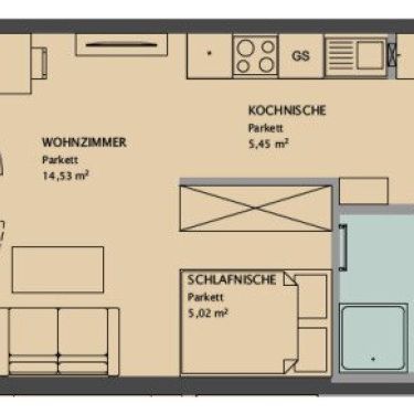 Moderne 1 Zi -Wohnung mit Balkon - nahe Milleniumcity (provisionsfrei!) - Photo 2