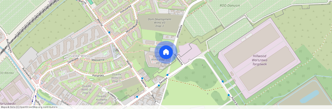 ul. Janowiecka, Elsnerów, Targówek, Warszawa, mazowieckie