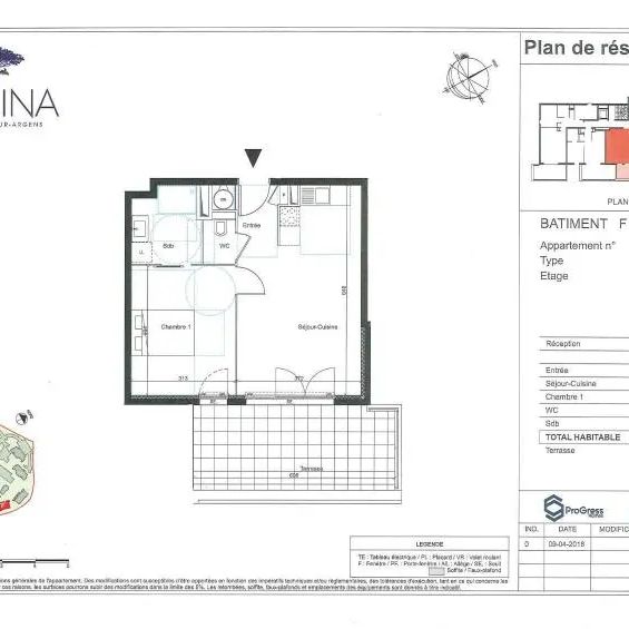 Appartement à louer 2 pièces 42.16m² - Photo 1