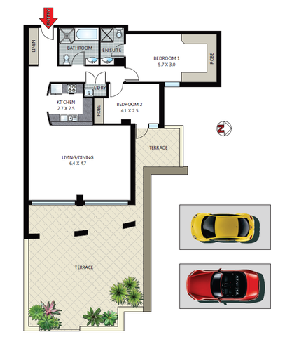 Stylish Garden Apartment with Private Entrance and Oversized Terrace - Photo 5