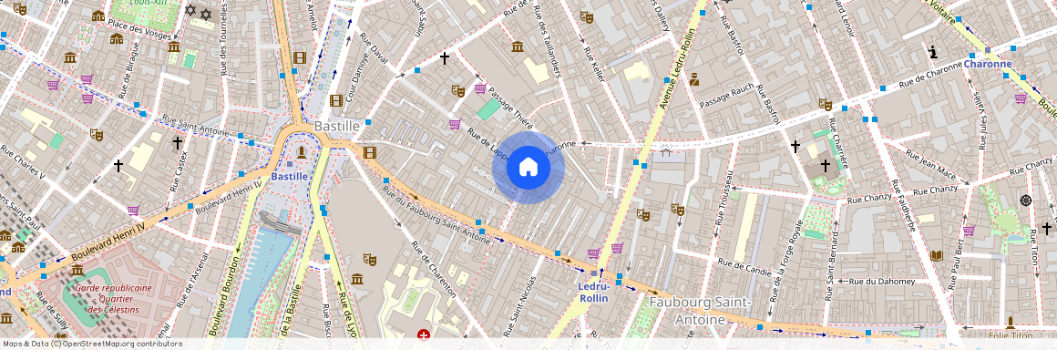 Rue de Charonne et Rue de Lappe 75011 Paris (11e arrondissement)