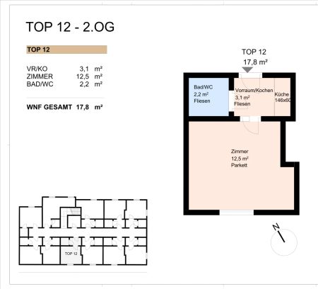 **Erstbezug nach Sanierung** - Traumhafte 1-Zimmer-Wohnung in Top-Lage! - Photo 4