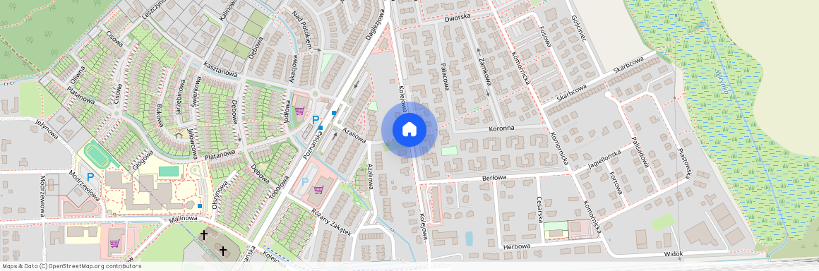 ul. Kolejowa, Dąbrówka, Dopiewo, poznański, wielkopolskie