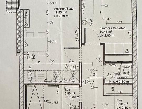 Zweizimmerwohnung in Mitte - Foto 1