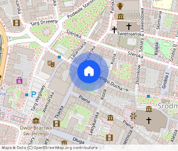 Ścisłe centrum, parking na dziedzińcu za bramą - Photo 1