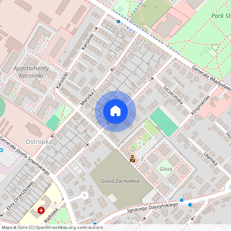 ul. Płowiecka, Wojska Polskiego, Gliwice, śląskie