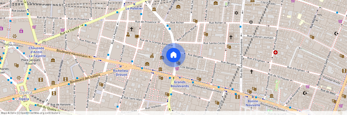 Faubourg Montmartre 13, Rue du Faubourg Montmartre, Paris