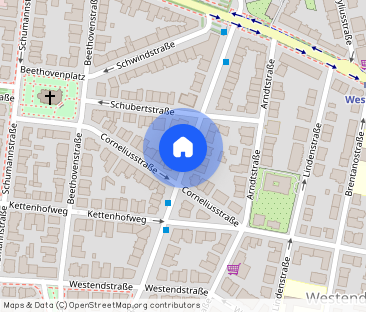 Wohnen im schönen Westend: Helle 3 Zimmer Wohnung mit Südbalkon und... - Photo 1