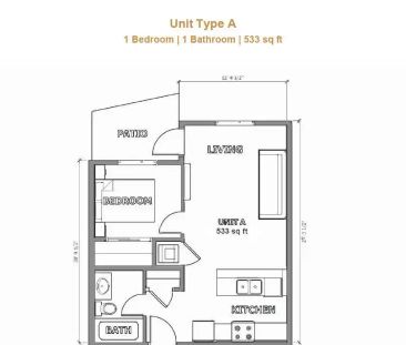 The Rivana — 1-Bedroom / 1-Bathroom - Photo 6